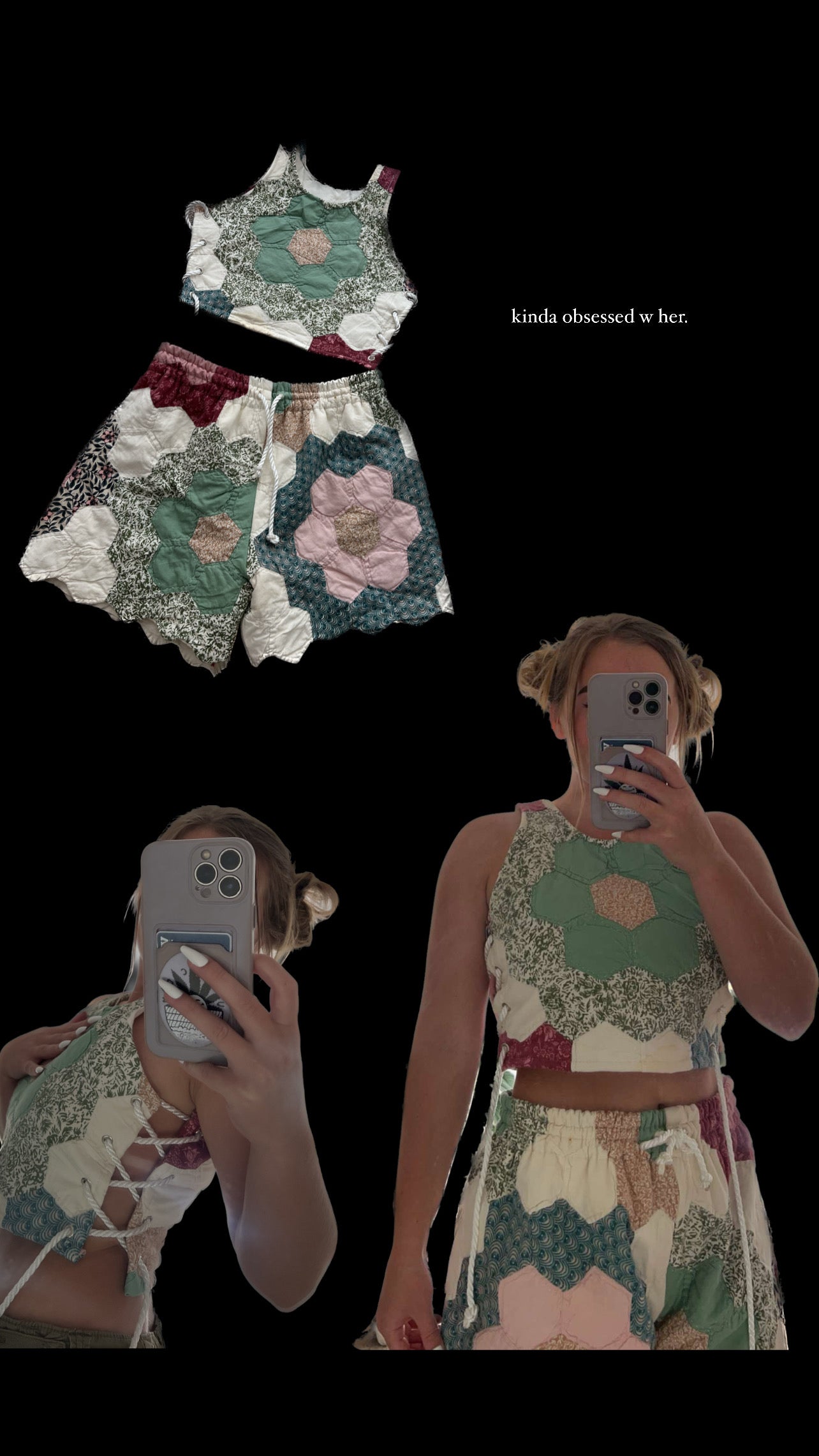 Halter quilted set