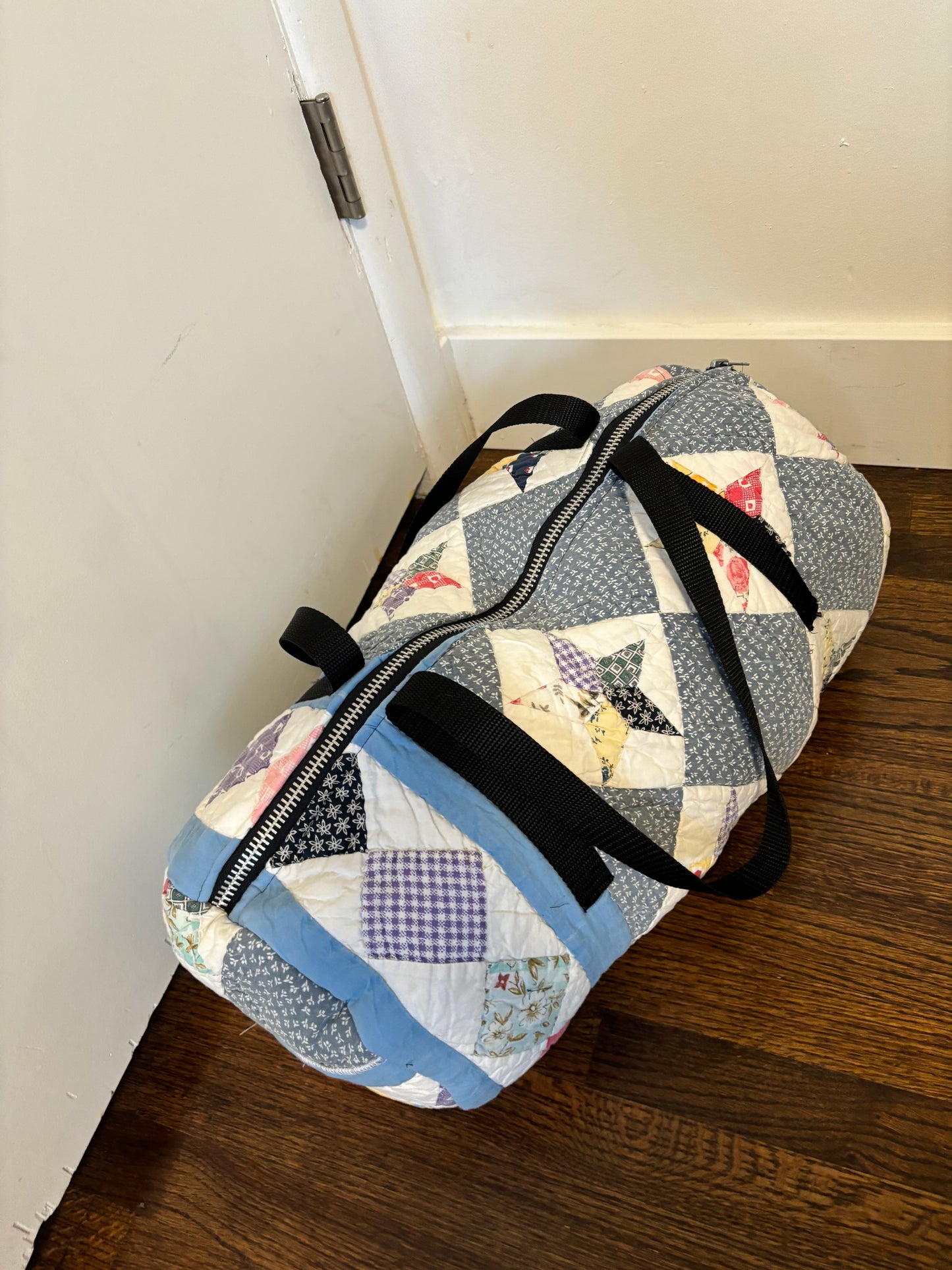 Quilted overnight bag