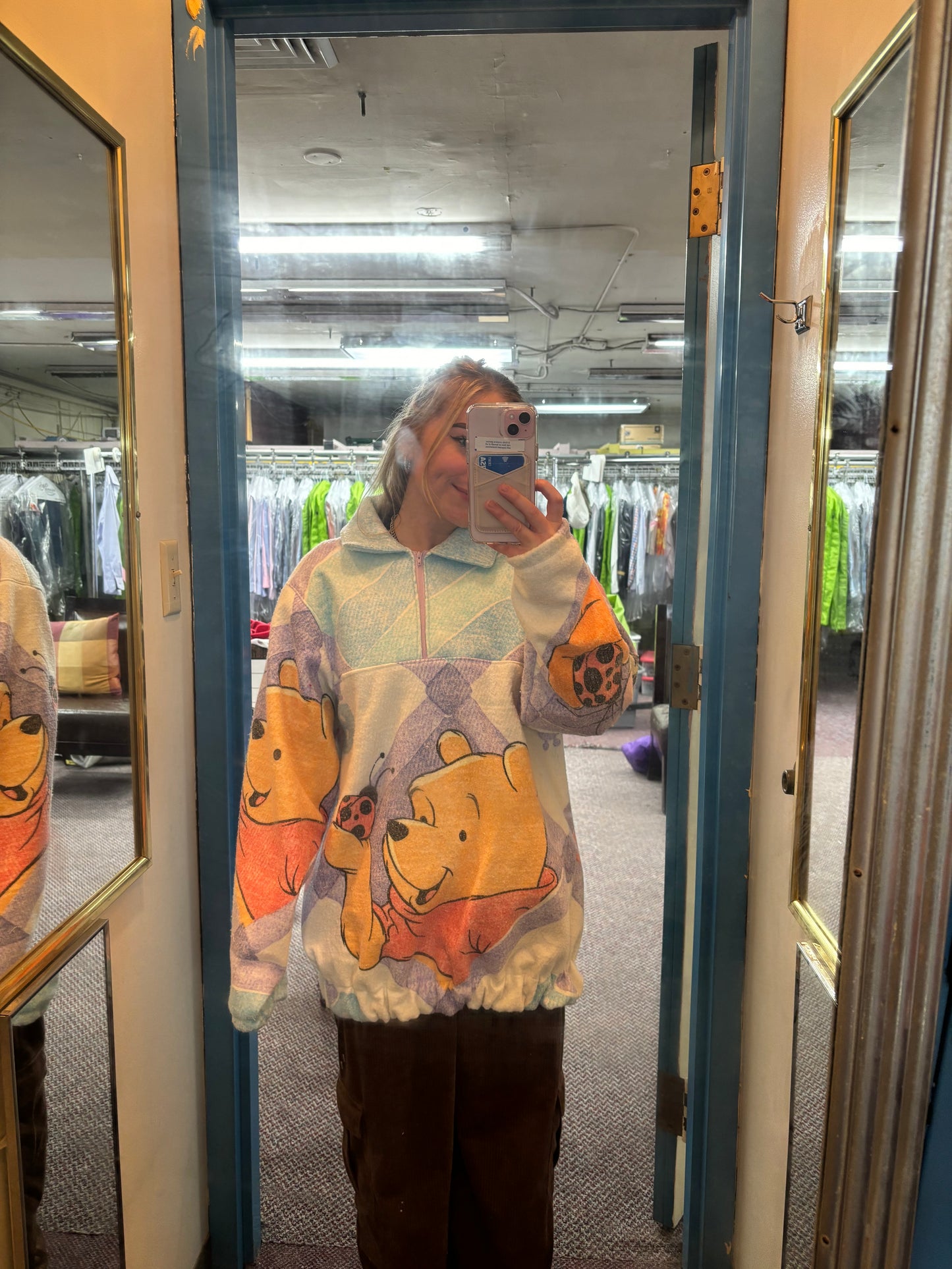 Pooh bear zip up