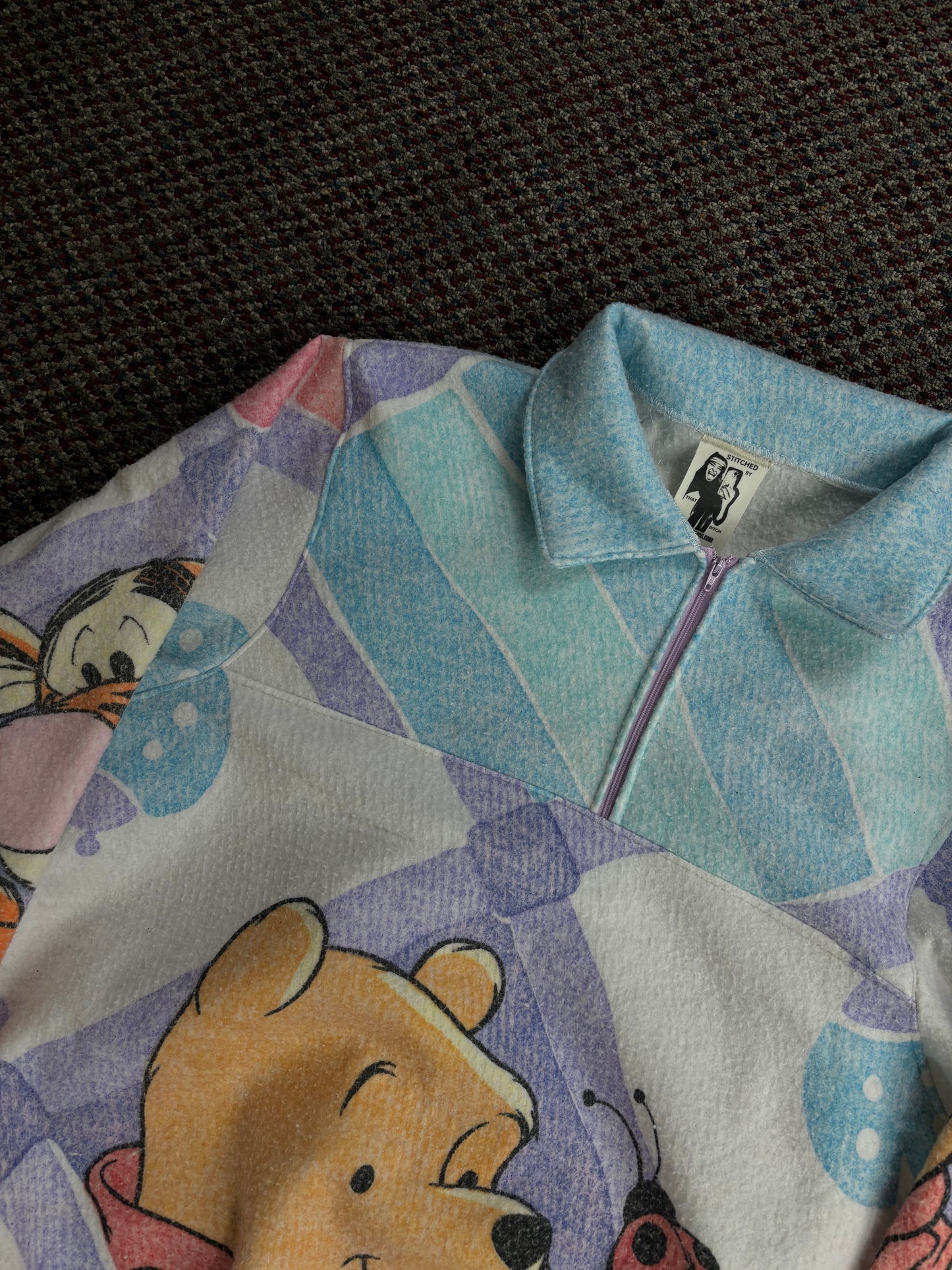 Pooh bear zip up