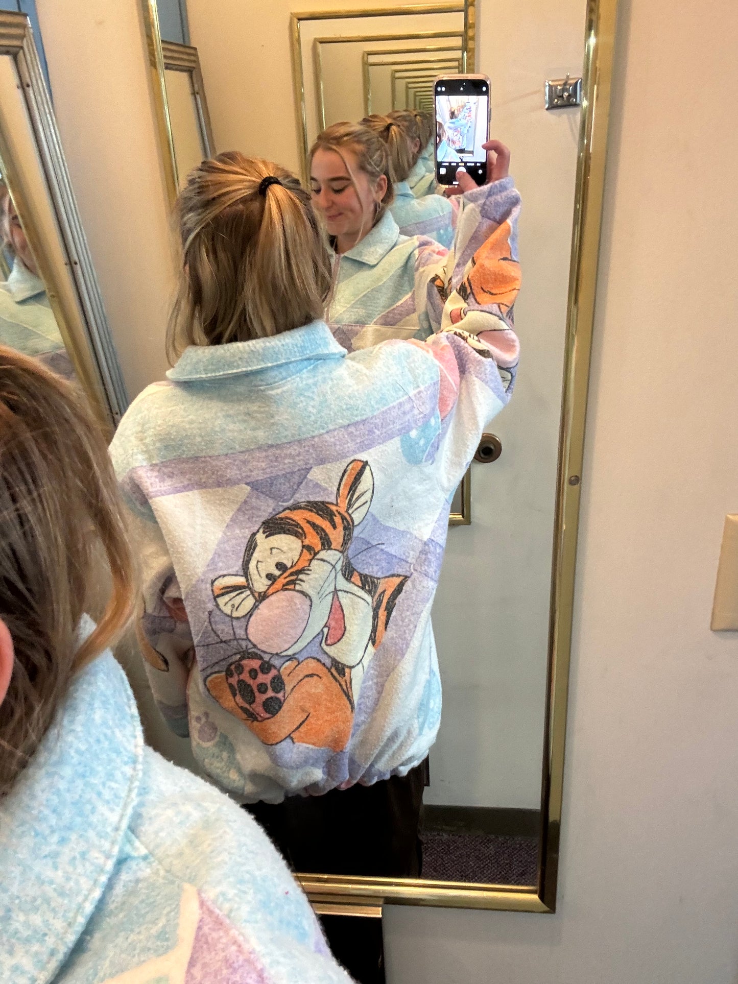 Pooh bear zip up