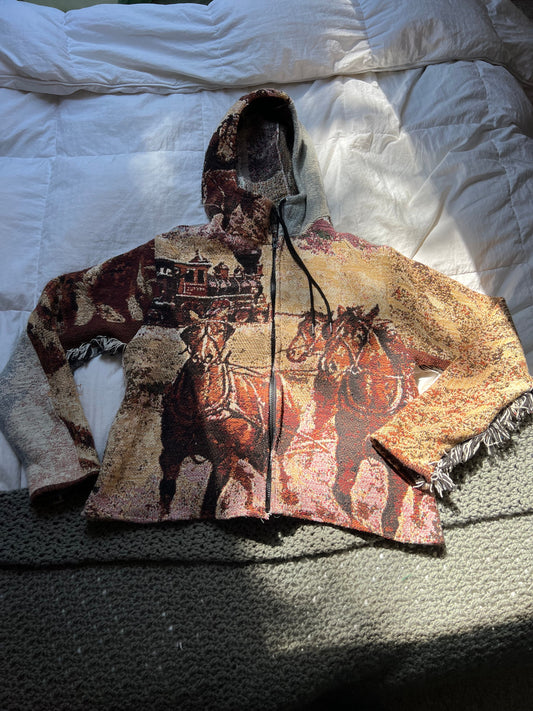 Horse hoodie M/L