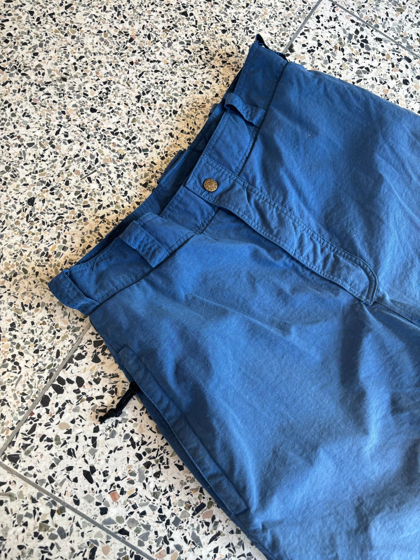 patched snowpants