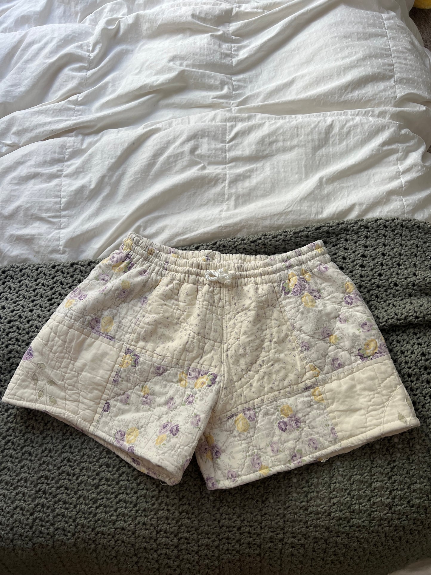 Quilted shorts