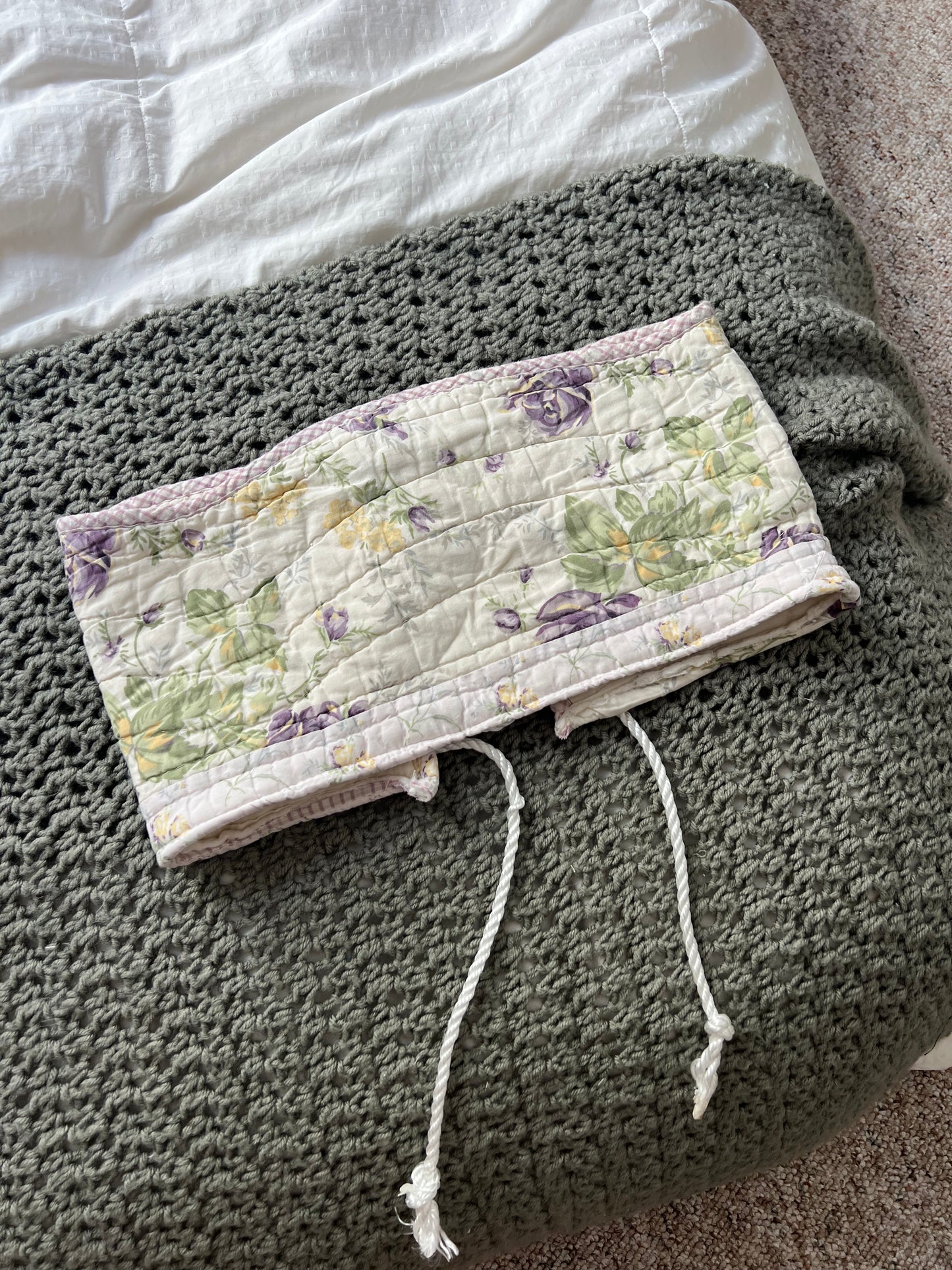 Quilted tube top