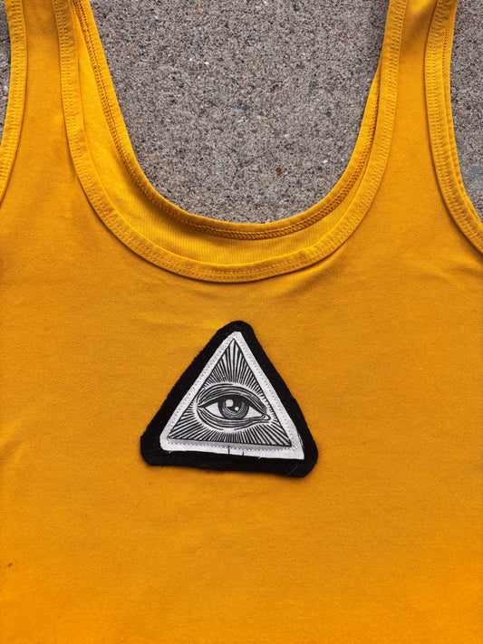 Illuminati ruffle crop