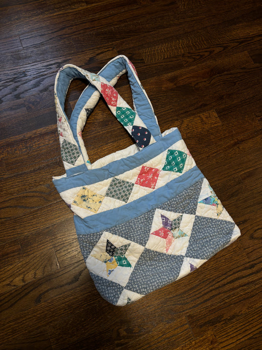 Quilt tote bag