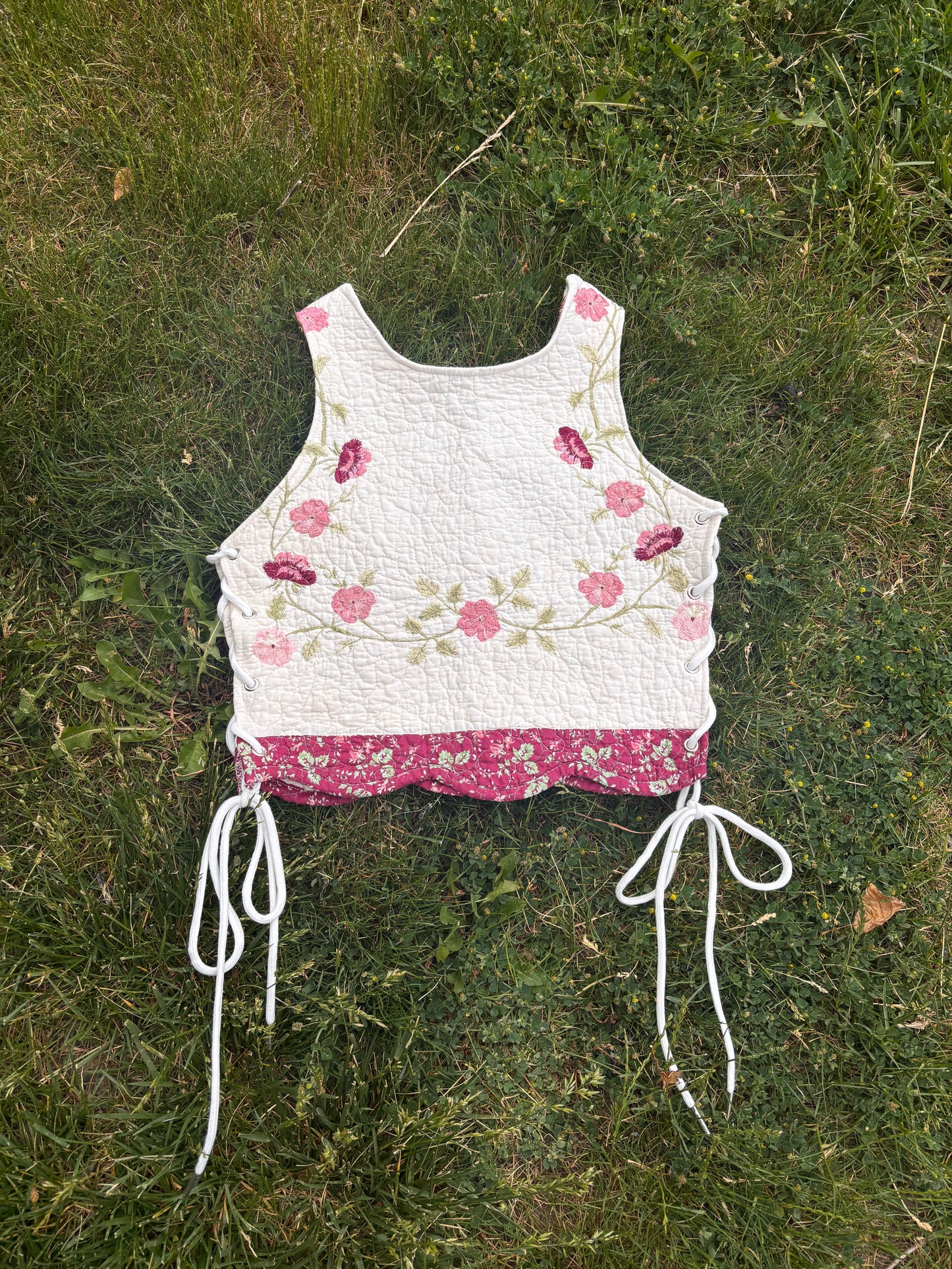quilted halter top