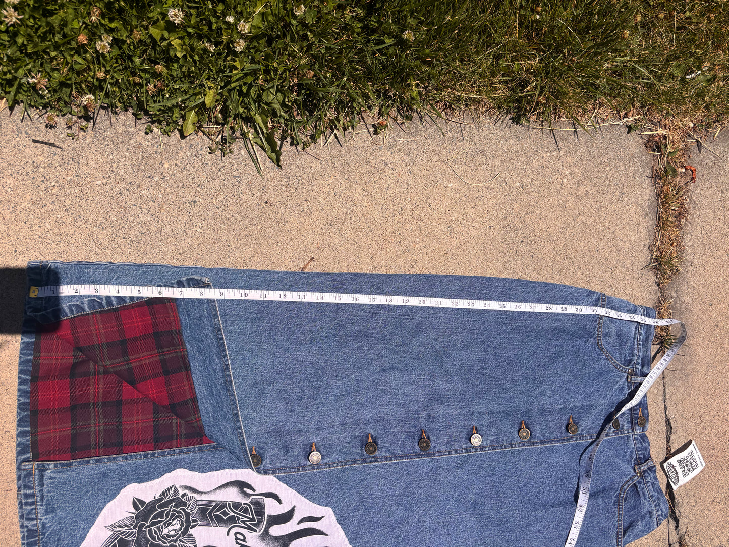 Lucky denim skirt
