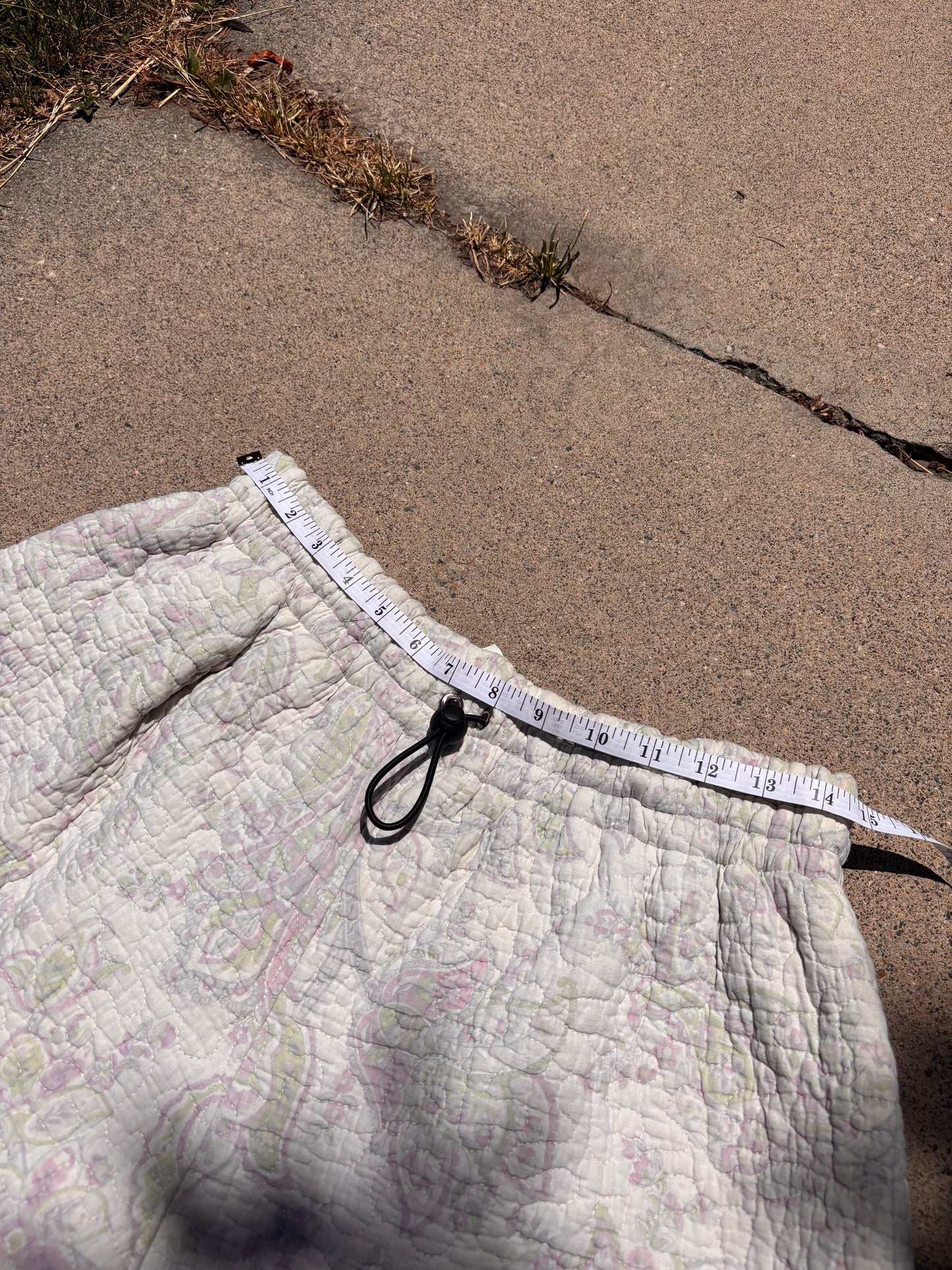 Quilt shorts *damaged