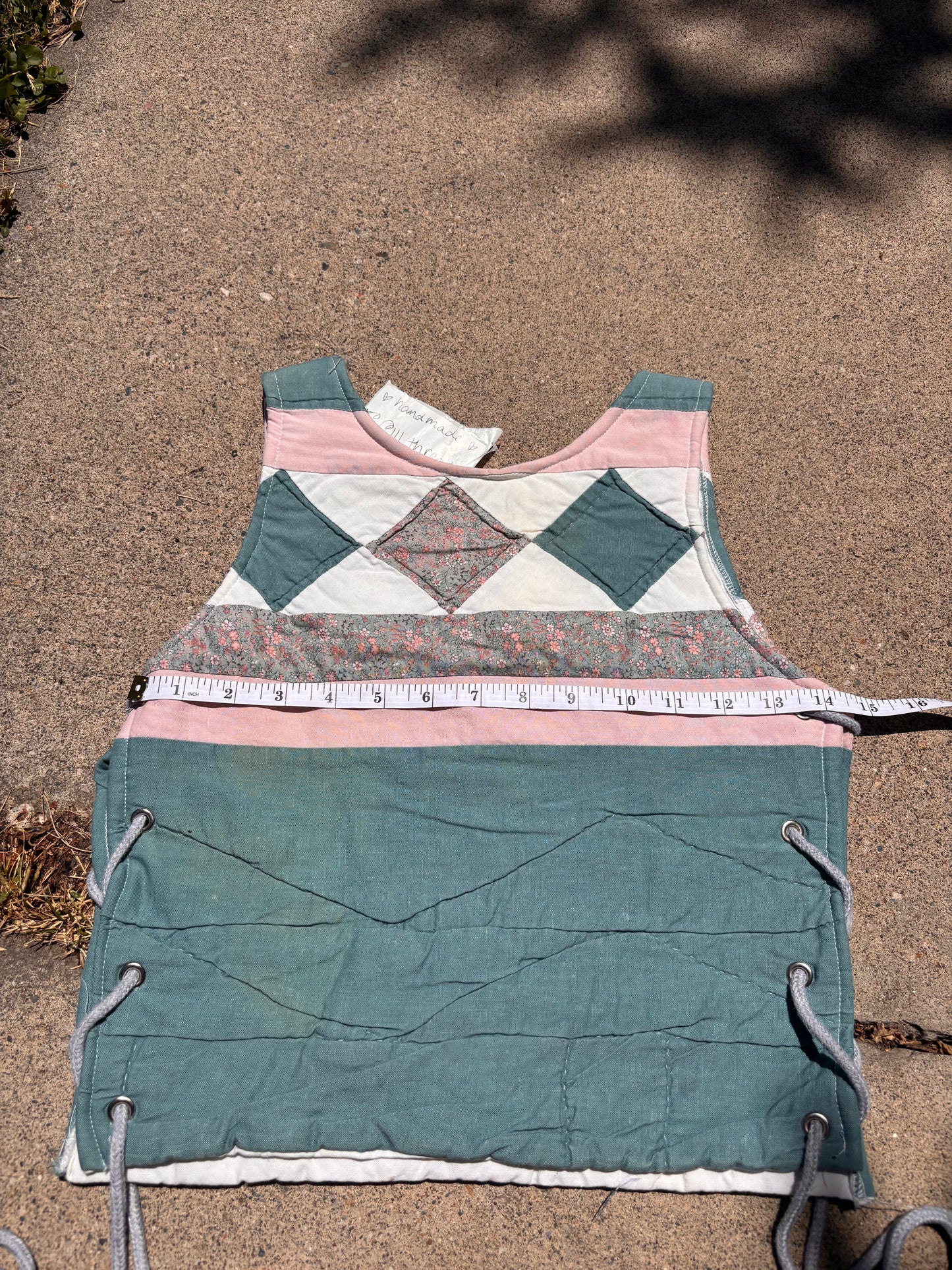 quilted halter top