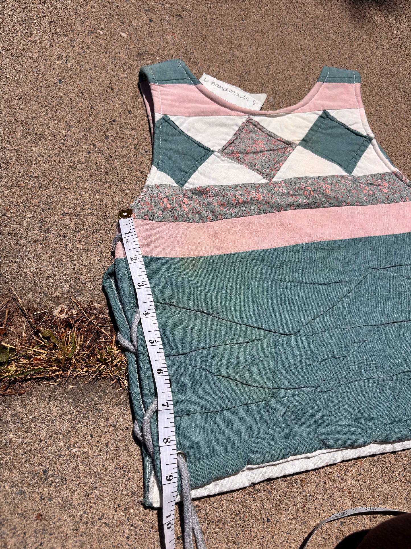 quilted halter top