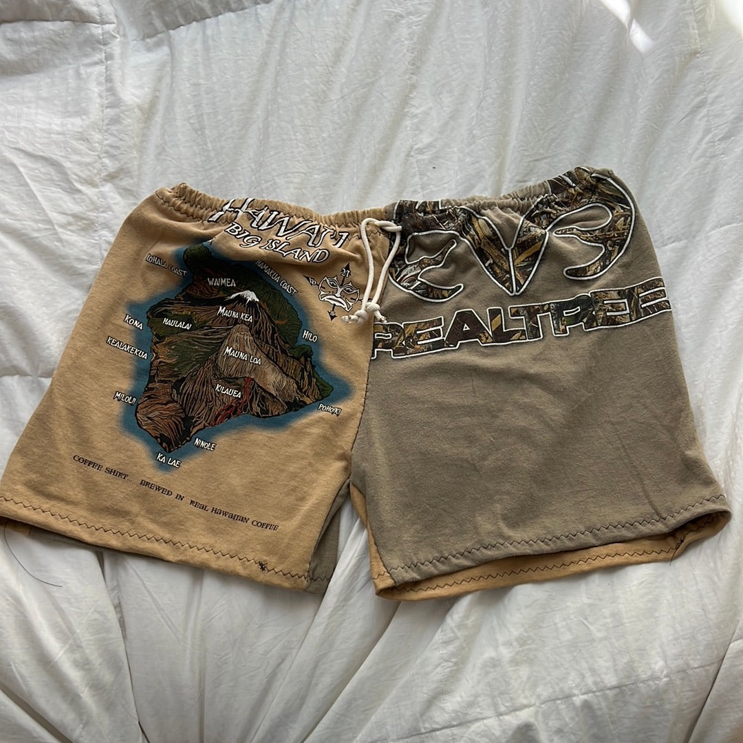 Hawaii x real tree shorts