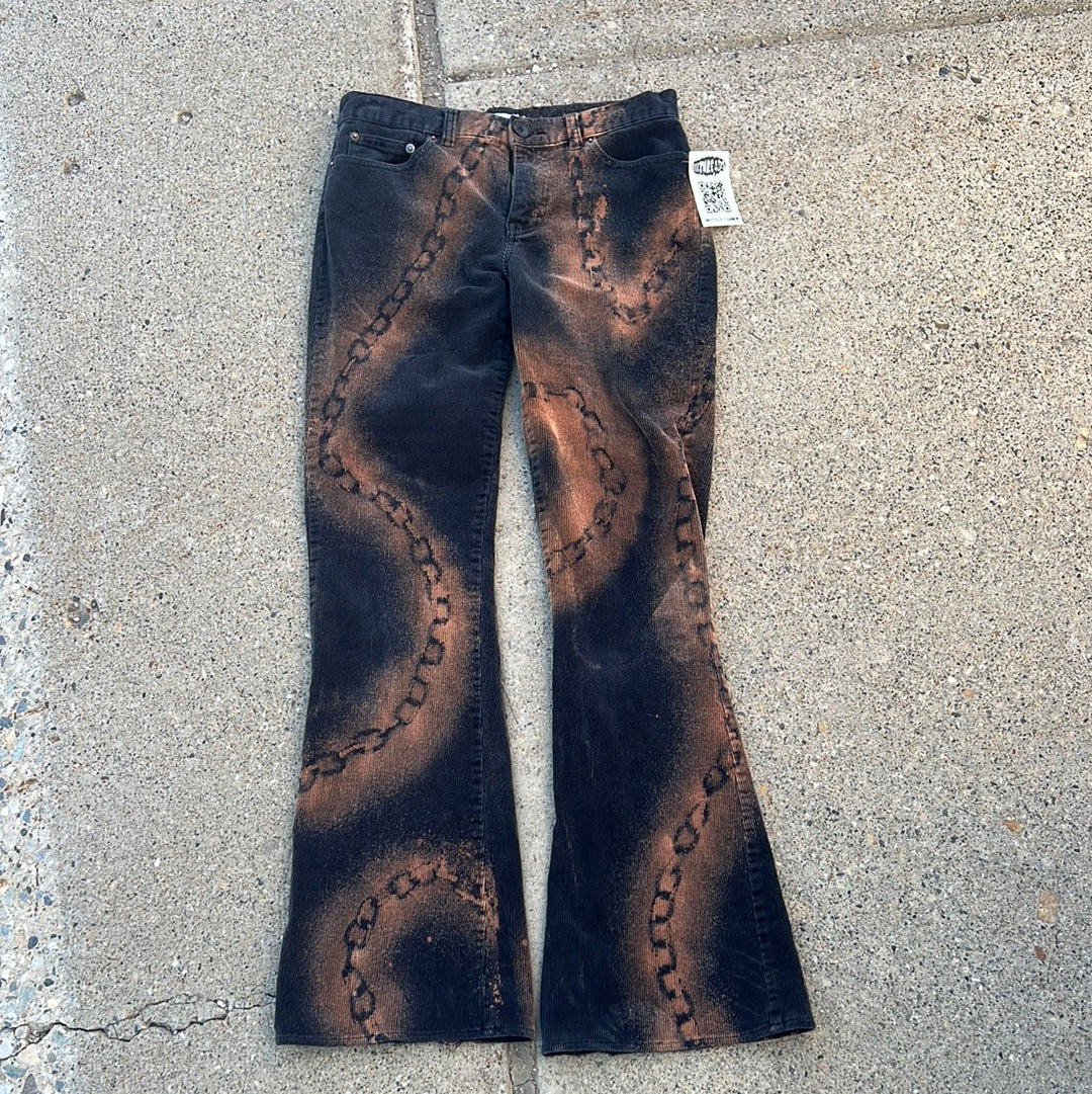 Chain corduroy flare 27in