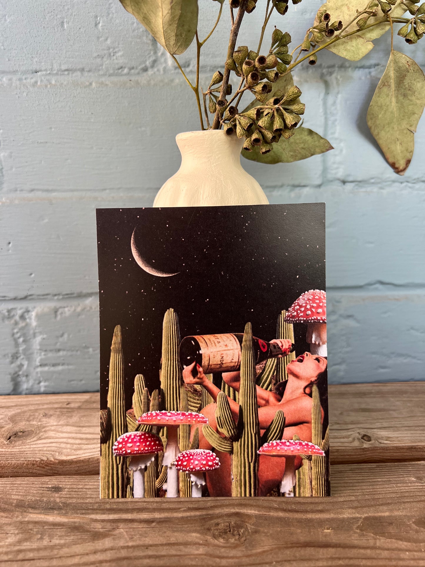 Shroom wine print