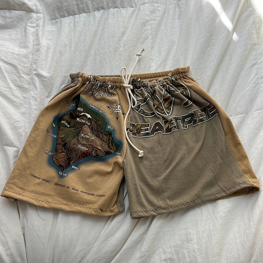 Hawaii x real tree shorts