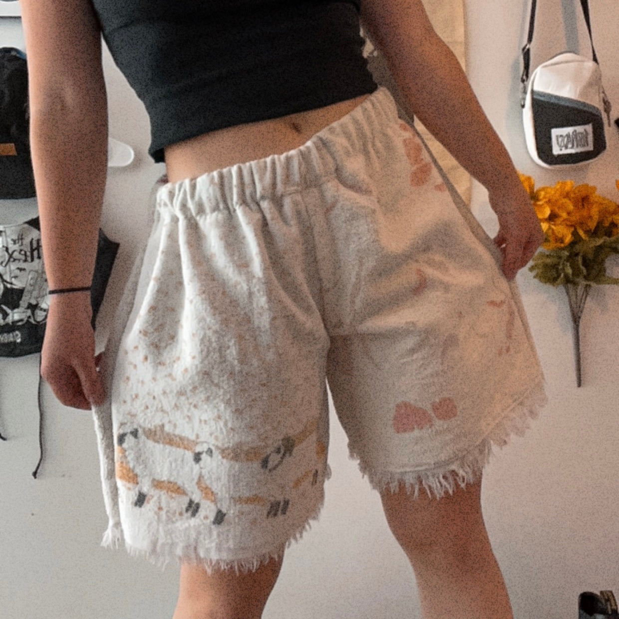 Tea towel shorts