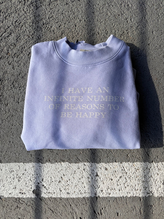 Infinitely happy crewneck