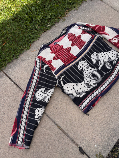 Fire dog crewneck
