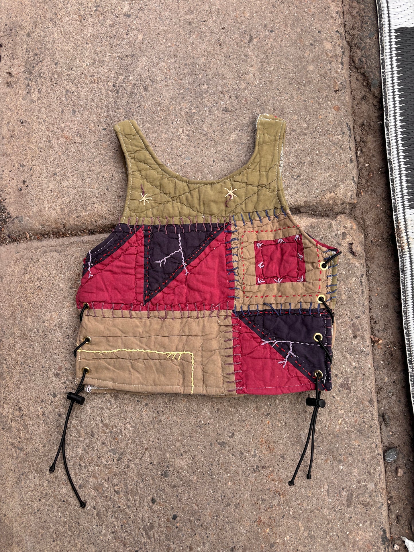 Quilted halter