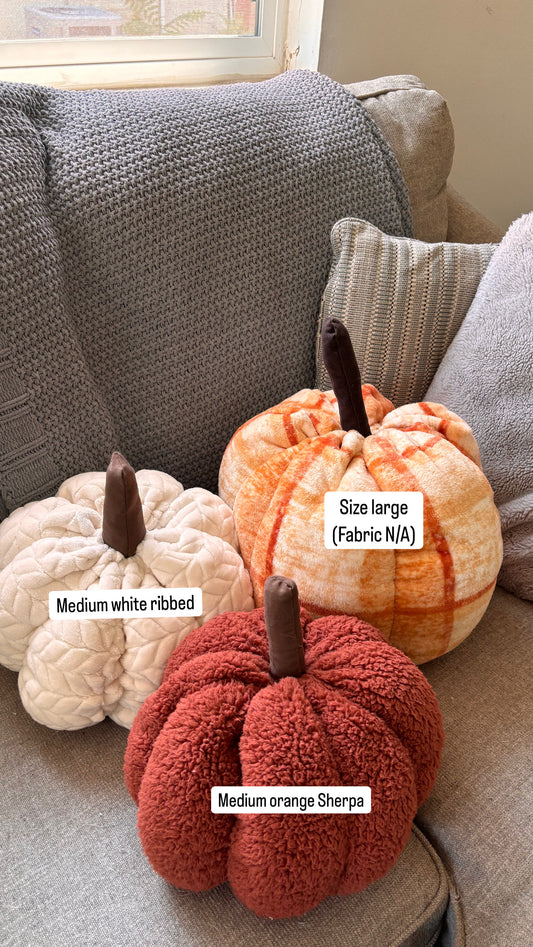 Pumpkin pillows