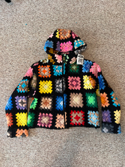 Granny square zip up
