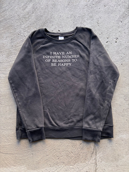 Infinitely happy crewneck