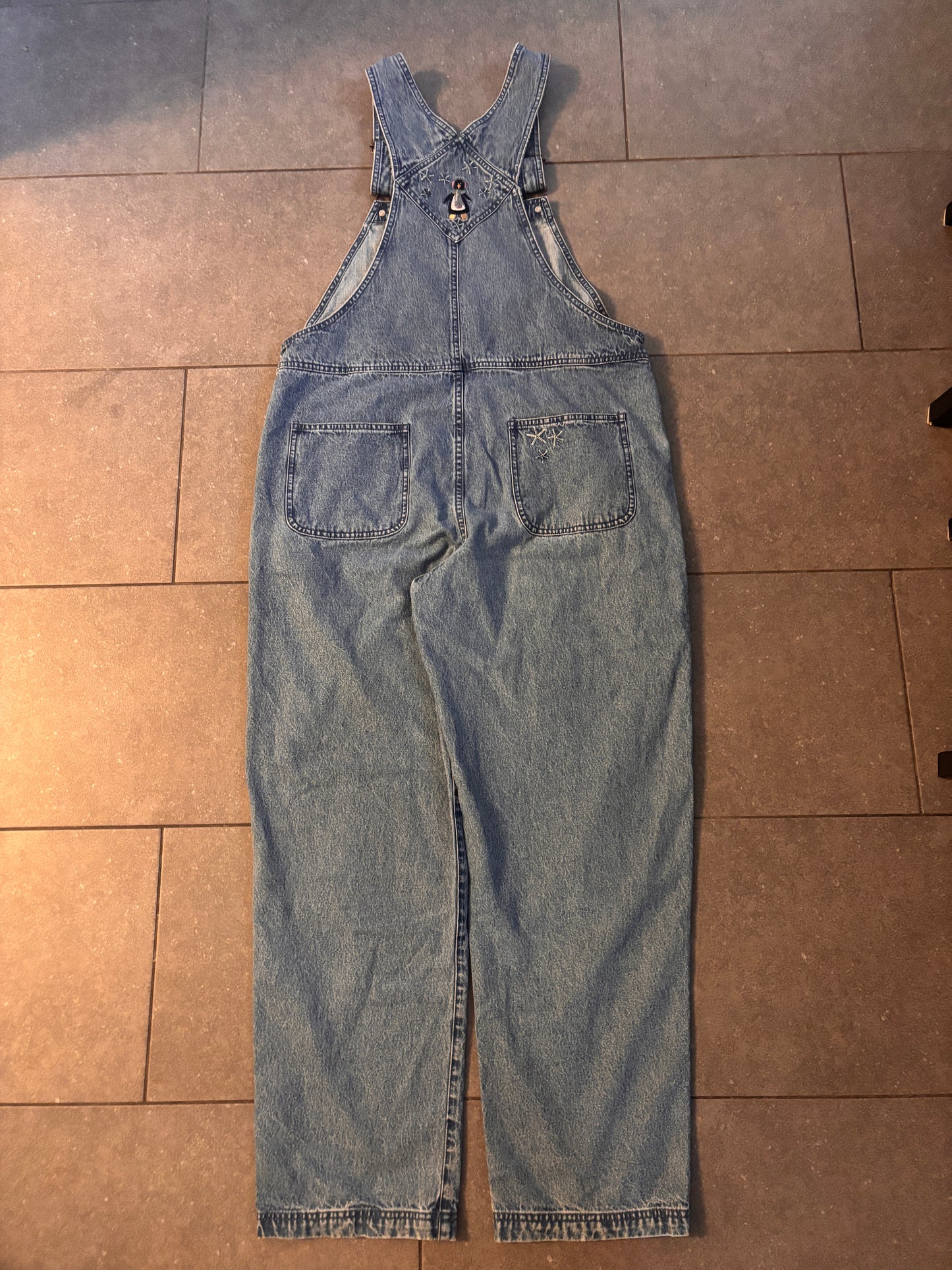 Vintage penguin overalls