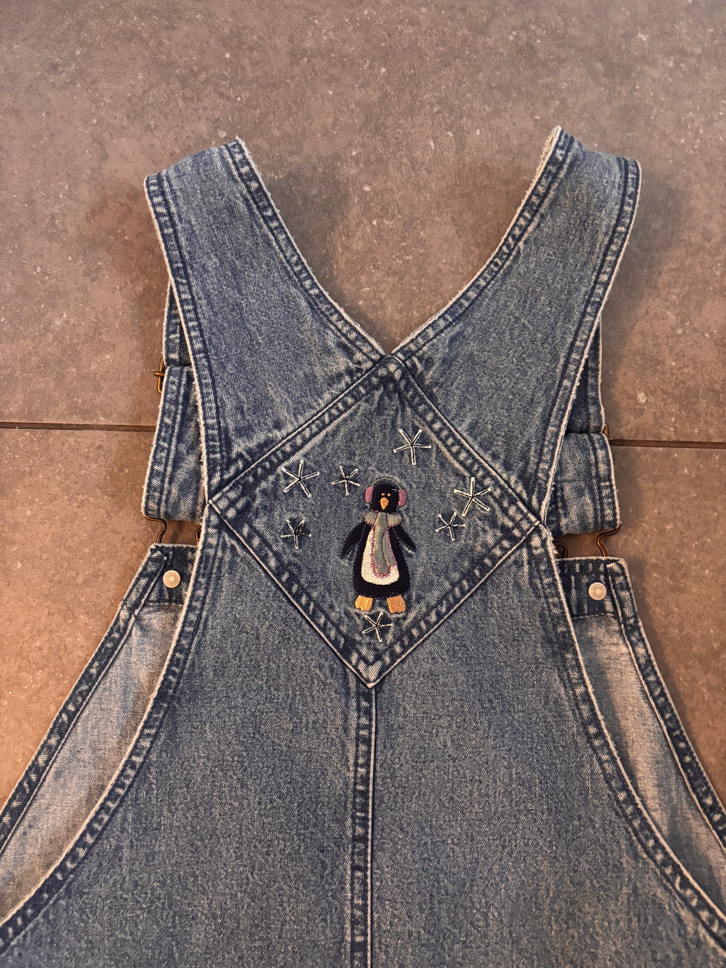 Vintage penguin overalls