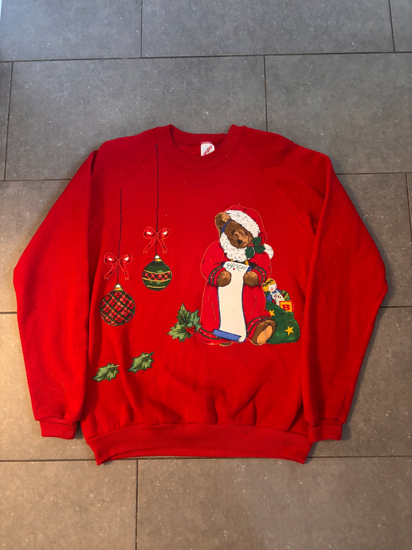 Teddy Christmas sweater