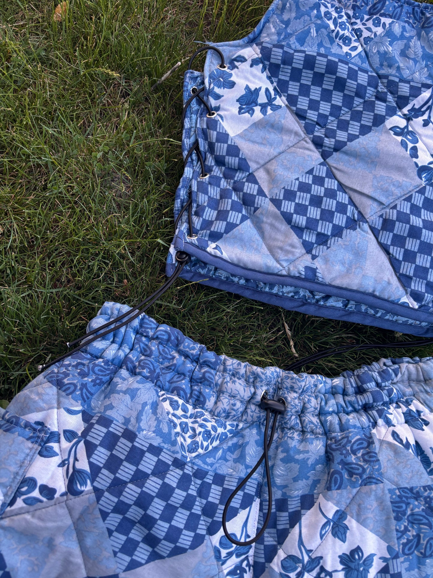 quilted shorts