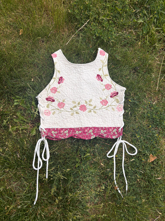 quilted halter top
