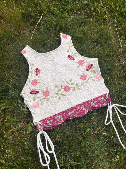 quilted halter top