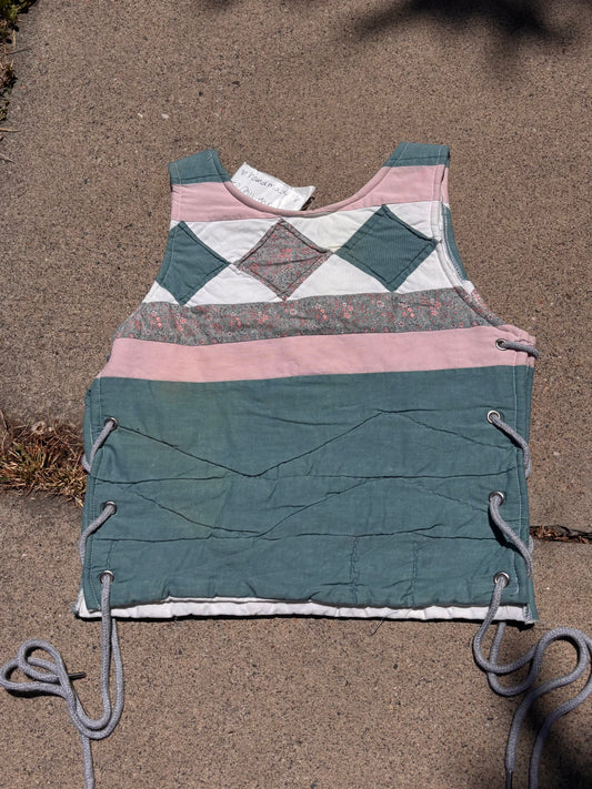 quilted halter top