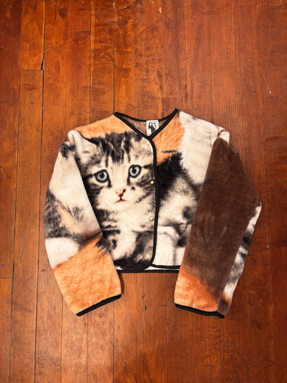 Kitten button up coat