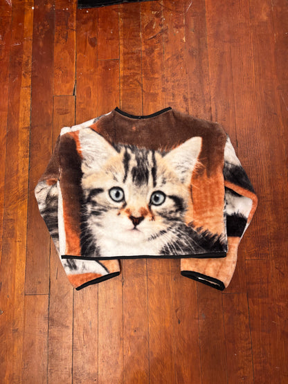 Kitten button up coat