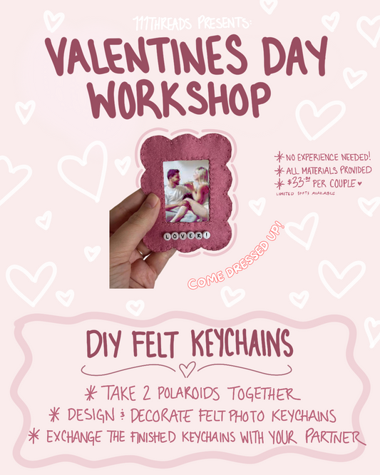 Vday Felt Keychain Workshop