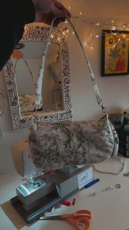 Oldies fabric handbag