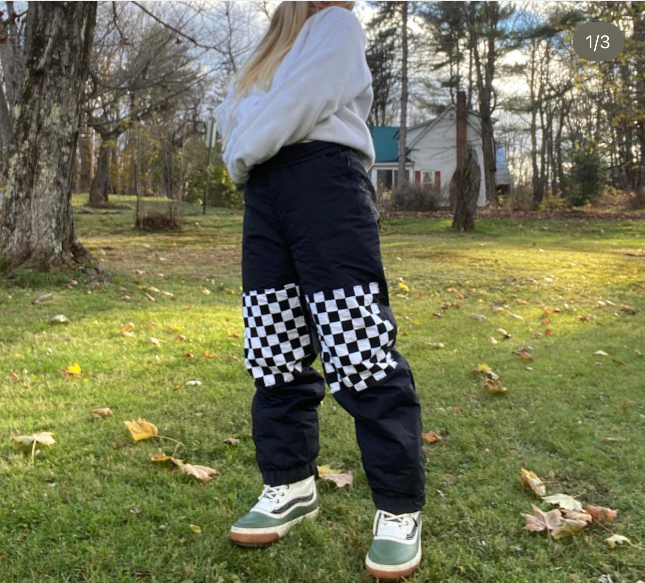 Checkered snowpants W16 M37