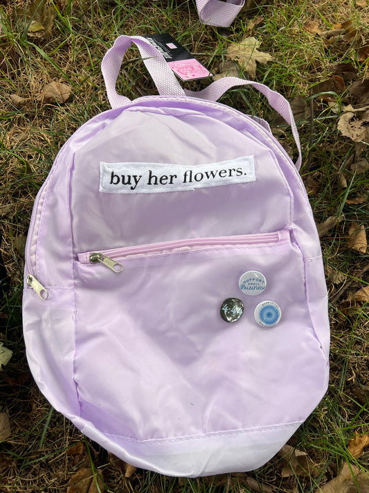Miniback pack buy her flowers